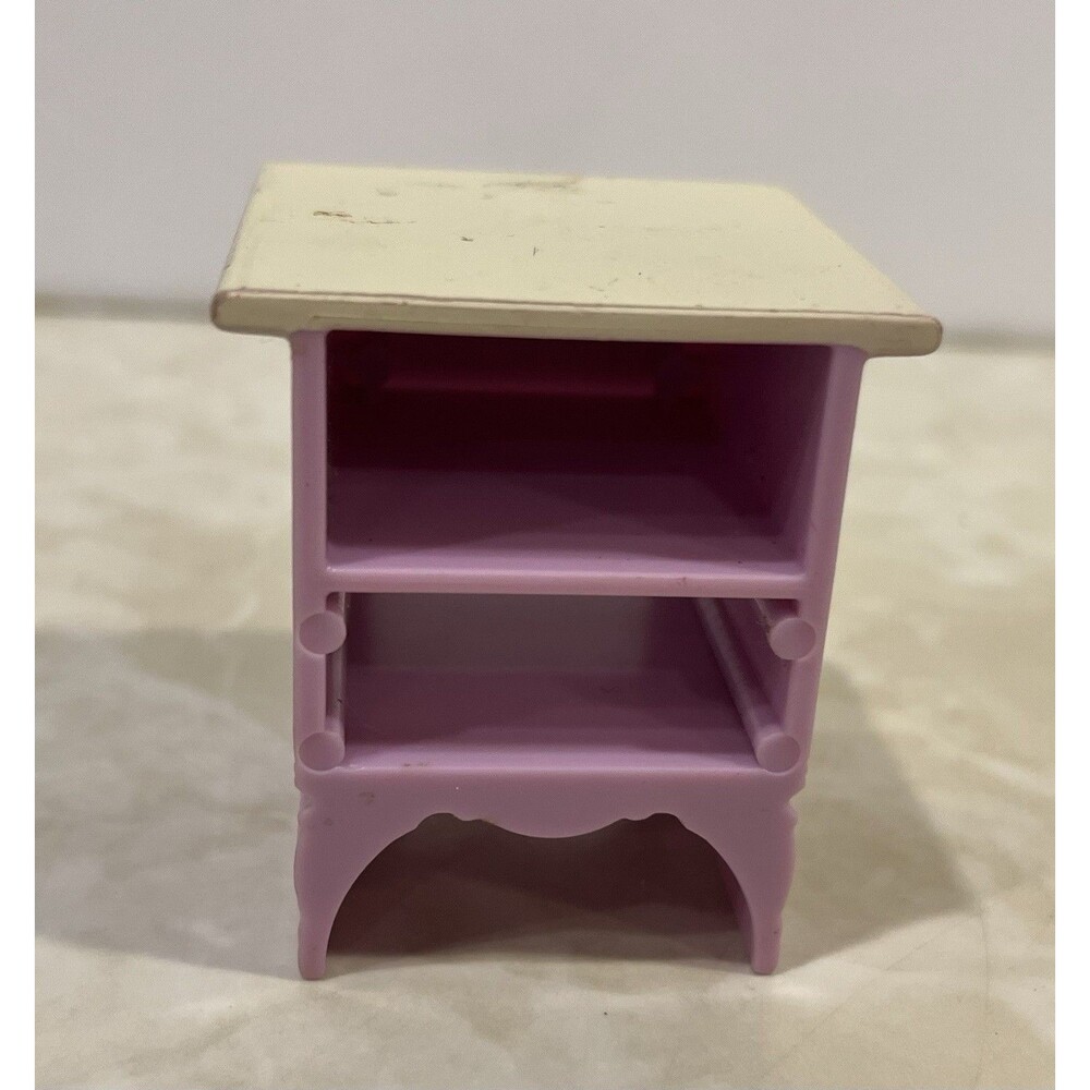 Vtg FISHER PRICE LOVING FAMILY DOLLHOUSE FURNITURE 2004 2006 6 Pcs VGUC Sink Bed - Picture 7 of 15